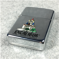 EXCALIBUR HOTEL CASINO LAS VEGAS Polished Chrome Lighter (Zippo, 1996)