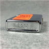 WILD WEST TRAIL BOSS Laser Engraved Polished Chrome Lighter (Zippo, 1994)