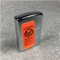 WILD WEST TRAIL BOSS Laser Engraved Polished Chrome Lighter (Zippo, 1994)