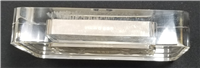 Franklin Mint Personal Ingot 5000 grains Solid Sterling Silver circa 1973