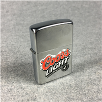 COORS LIGHT Silver Bullet Street Chrome Lighter (Zippo, 2007)