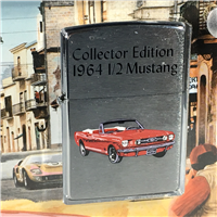 FORD 100 YEARS 1964 1/2 MUSTANG Brushed Chrome Lighter in Lucite Display (Zippo, #20388, 2002)