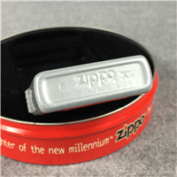 Millennium Series Y2K PROBLEM SOLVED Gray Matte Lighter (Zippo, #766, 1999)