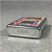 ZIPPO COUNTRY FLAGS Polished Chrome Lighter (Zippo 20108, 1998)