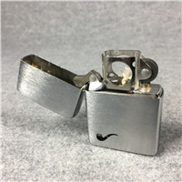 ZIPPO Pipe Logo Brushed Chrome Lighter (Zippo, 1994)