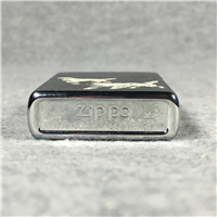 ENGLISH POINTER HUNTING DOGS Brushed Chrome Lighter (Zippo, 1995)
