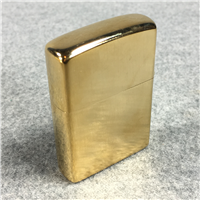 Rare HORIZONTAL BARK Gold Plated Brass Lighter (Zippo, 1979)