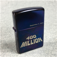 ZIPPO 400 MILLION LIGHTERS COMMEMORATIVE Purple Abyss Lighter (Zippo, 2003)