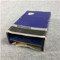 Vintage MARUMAN DL Brushed Silver Nickel Gas Lighter