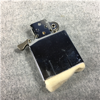 Vintage COLIBRI 64 KOREA 3RD MILLENNIUM Street Brass Lighter 1st Man on Moon