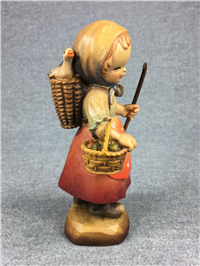 ANRI Ferrandiz SHEPHERD GIRL Limited Ed Wood Carved Figurine *Broken Crook*