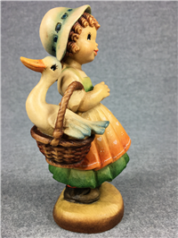 ANRI Ferrandiz GIRL WITH GOOSE IN BASKET Limited Ed Wood Carved Figurine