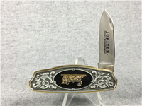 JUPITER CENTRAL PACIFIC RAILROAD Franklin Mint Folding Knife