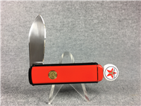 TEXACO GAP PUMP "Star Power for Car Power" Franklin Mint Folding Collectors Knife