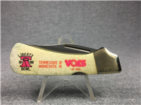 Frost Cutlery 1986 LIBERTY BOWL TENNESSEE VOLS vs. MINNESOTA Single-Blade Lockback Knife