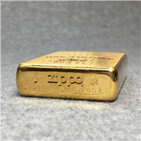 USS STETHEM DDG 63 Brushed Brass Lighter (Zippo, 2004) SEALED