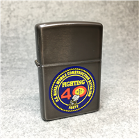 US NAVAL MOBILE CONSTRUCTION BATTALION 40 Gray Lighter (Zippo, 1999) SEALED