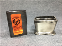 Camel 1930'S LADY BRADFORD Midnight Brushed Chrome Reproduction Table Lighter (Zippo, 1997)
