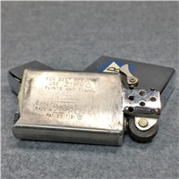 Vintage ROCKWELL STANDARD Polished Chrome Slim Advertising Lighter (Zippo 1965)