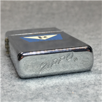 Vintage ROCKWELL STANDARD Polished Chrome Slim Advertising Lighter (Zippo 1965)