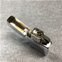 Vintage ROCKWELL STANDARD Polished Chrome Slim Advertising Lighter (Zippo 1967)