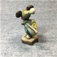 ANRI Walt Disney MICKEY MOUSE ICE SKATING Limited Edition Wood Carved Figurine