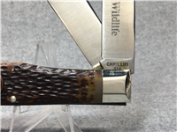 1970s CAMILLUS USA #10 American Wildlife BUGLING ELK Large Trapper Knife