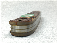 1970s CAMILLUS USA #10 American Wildlife BUGLING ELK Large Trapper Knife