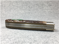 1970s CAMILLUS USA #10 American Wildlife BUGLING ELK Large Trapper Knife