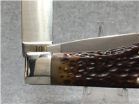 1970s CAMILLUS USA #10 American Wildlife BULL MOOSE Large Trapper Knife