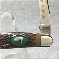 1970s CAMILLUS USA #17 American Wildlife MALLARD DUCK Bird Knife w/ Guthook