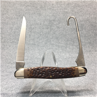 1970s CAMILLUS USA #17 American Wildlife MALLARD DUCK Bird Knife w/ Guthook