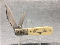 1980s SCHRADE SCRIMSHAW SC506 Raccoon Barlow