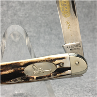 A.G. RUSSELL PUMA Ltd Ed 1900 - 1974 LUGER PISTOLE 08 Stag