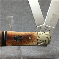 STEEL WARRIOR Brown Smooth Bone Stainless Trapper