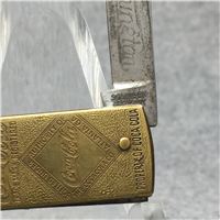 REMINGTON COCA-COLA Brass Bottle-Shaped 2-1/4 inch Single-Blade