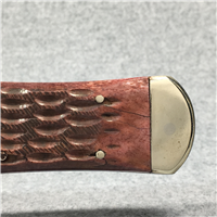 COAL MINERS UNITED WE WIN Star 3340-C Limited Edition Jigged Bone Cheetah Lockback Knife