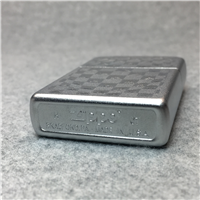 3D GEOMETRIC PATTERN Engraved Monogram "SWG" Satin Chrome Lighter (Zippo, 2007)