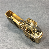 OLIVE IN MARTINI DRINK Emblem Polished Brass Lighter (Zippo, 2000)