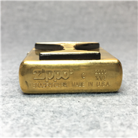 OLIVE IN MARTINI DRINK Emblem Polished Brass Lighter (Zippo, 2000)