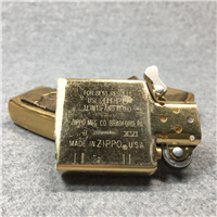 OLIVE IN MARTINI DRINK Emblem Polished Brass Lighter (Zippo, 2000)