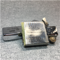 1965 RED FORD MUSTANG Polished Chrome Lighter (Zippo, 1990)