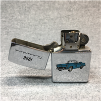 1956 BLUE FORD THUNDERBIRD Polished Chrome Lighter (Zippo, 1991)