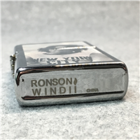 RONSON WIND II John Lennon New York City Polished Chrome Lighter