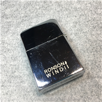 RONSON WIND II John Lennon New York City Polished Chrome Lighter