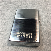 RONSON WIND II Habana Cuban Cigar Hecho a Mano Pinup Polished Chrome Lighter