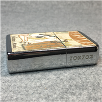 RONSON WIND II Habana Cuban Cigar Hecho a Mano Pinup Polished Chrome Lighter