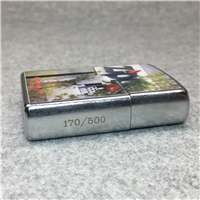 ZIPPO FLAME THE MAIN SERIES Limited Edition Street Chrome Lighter (Zippo, 2003) SEALED