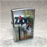 ZIPPO FLAME THE MAIN SERIES Limited Edition Street Chrome Lighter (Zippo, 2003) SEALED