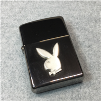 PLAYBOY BUNNY 3D EMBLEM Midnight Copper Chrome Lighter (Zippo, 2003) SEALED